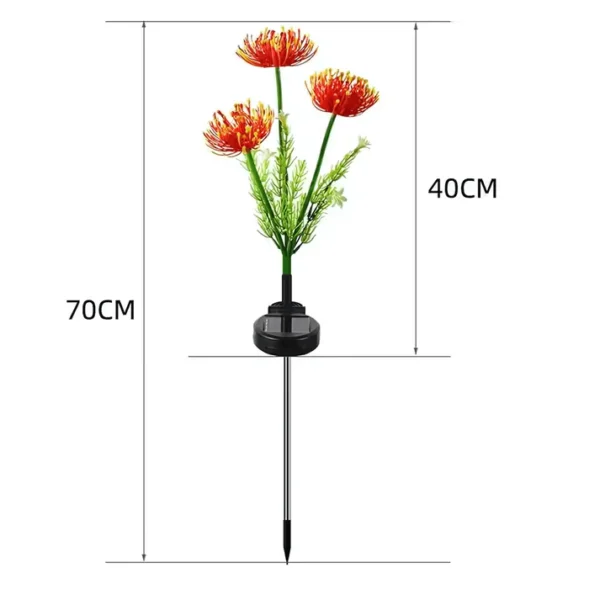 Solar Flower Garden Lights(Pack of 2) - Image 3