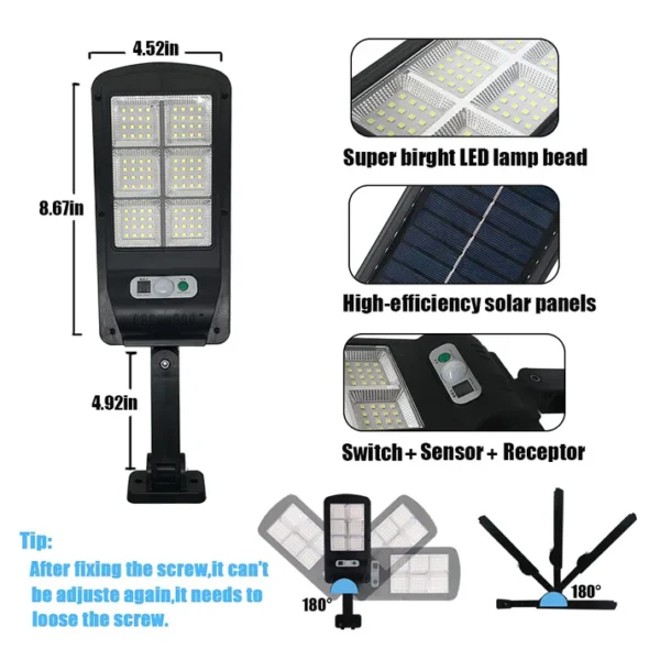 Solar Motion Sensor Wall Light - Image 4