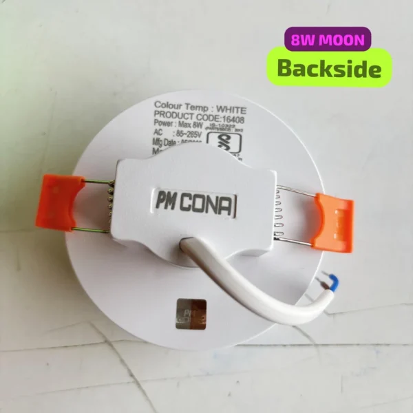 8W Moon LED Concealed Light, Cool White - Image 3